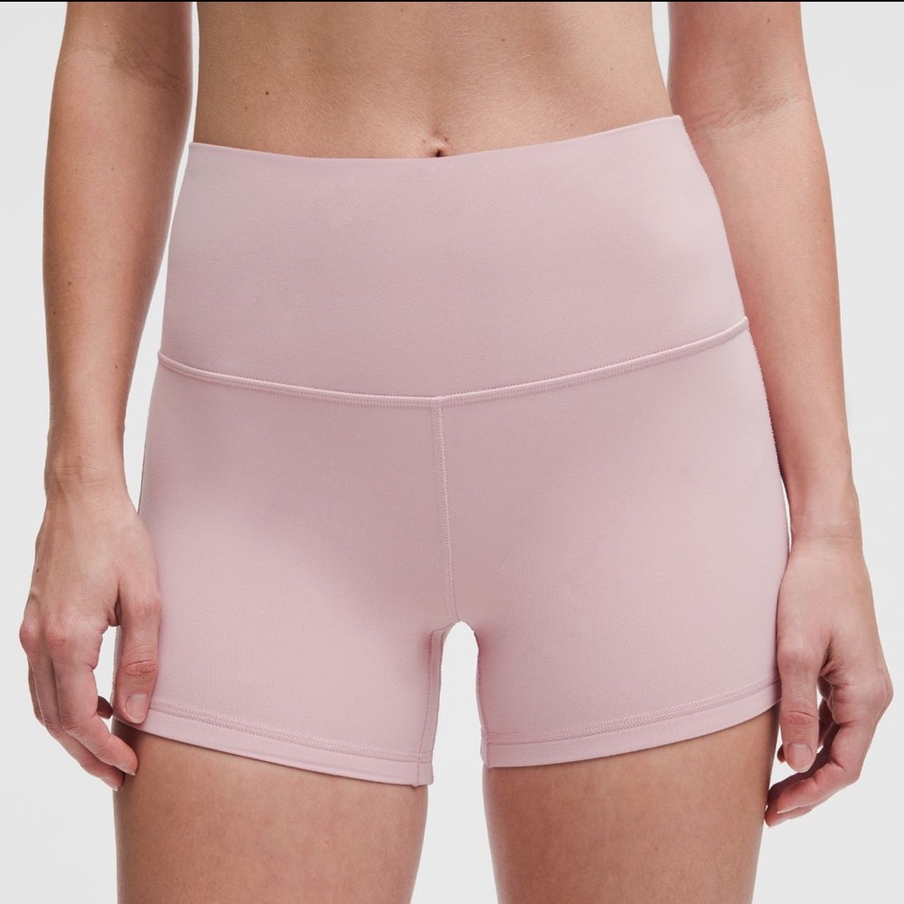 💗lululemon ALIGN HIGH-RISE SHORT 4" length “Pink Haze” Size 4 NWT/SOLD OUT COLOR